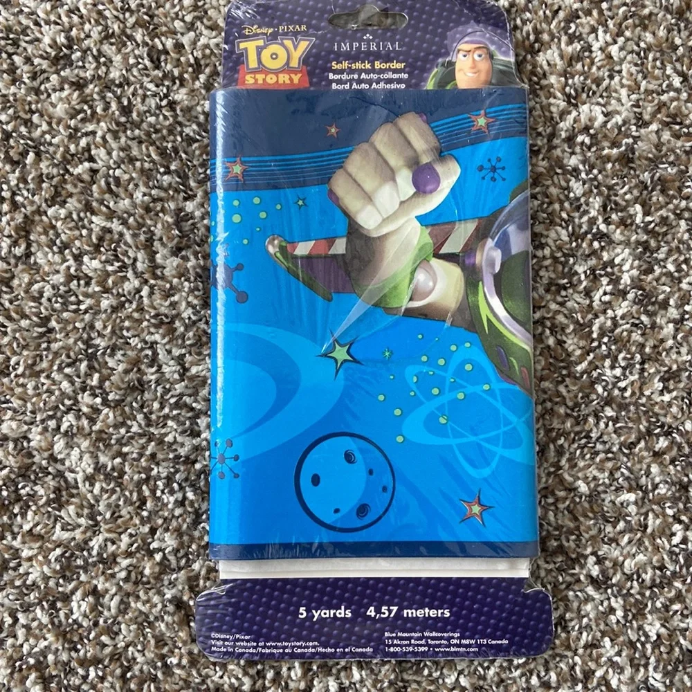 Buzz Lightyear Toy Story self stick wall border